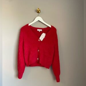 Willow & Wind Fuzzy Knit Cardigan & Tank Set – Size Small – New With Tags